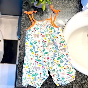 Baby Boden 0-3 month summer romper